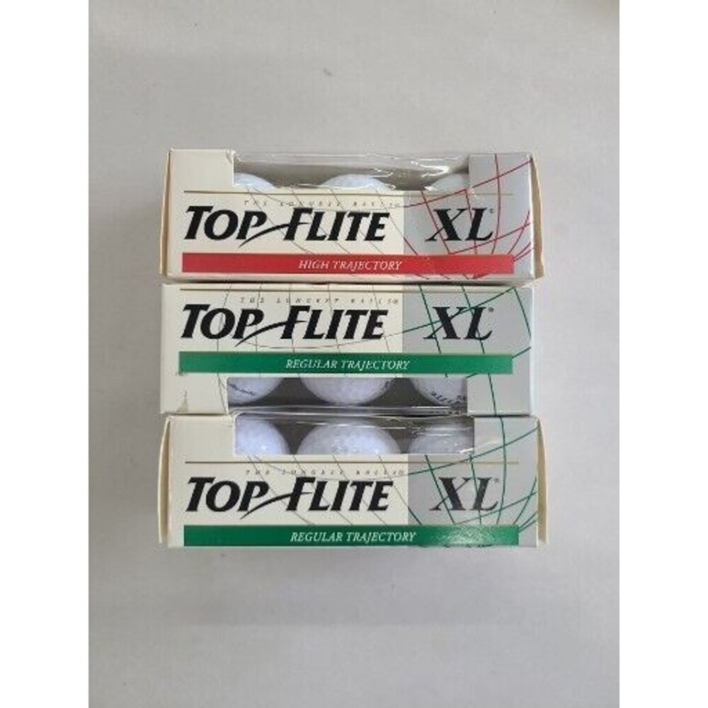 NEW TOP FLITE XL 3 High Trajectory/6 Regular Trajectory Golf Balls